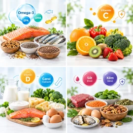 Các dưỡng chất cơ thể cần bổ sung mỗi ngày để duy trì sức khỏe