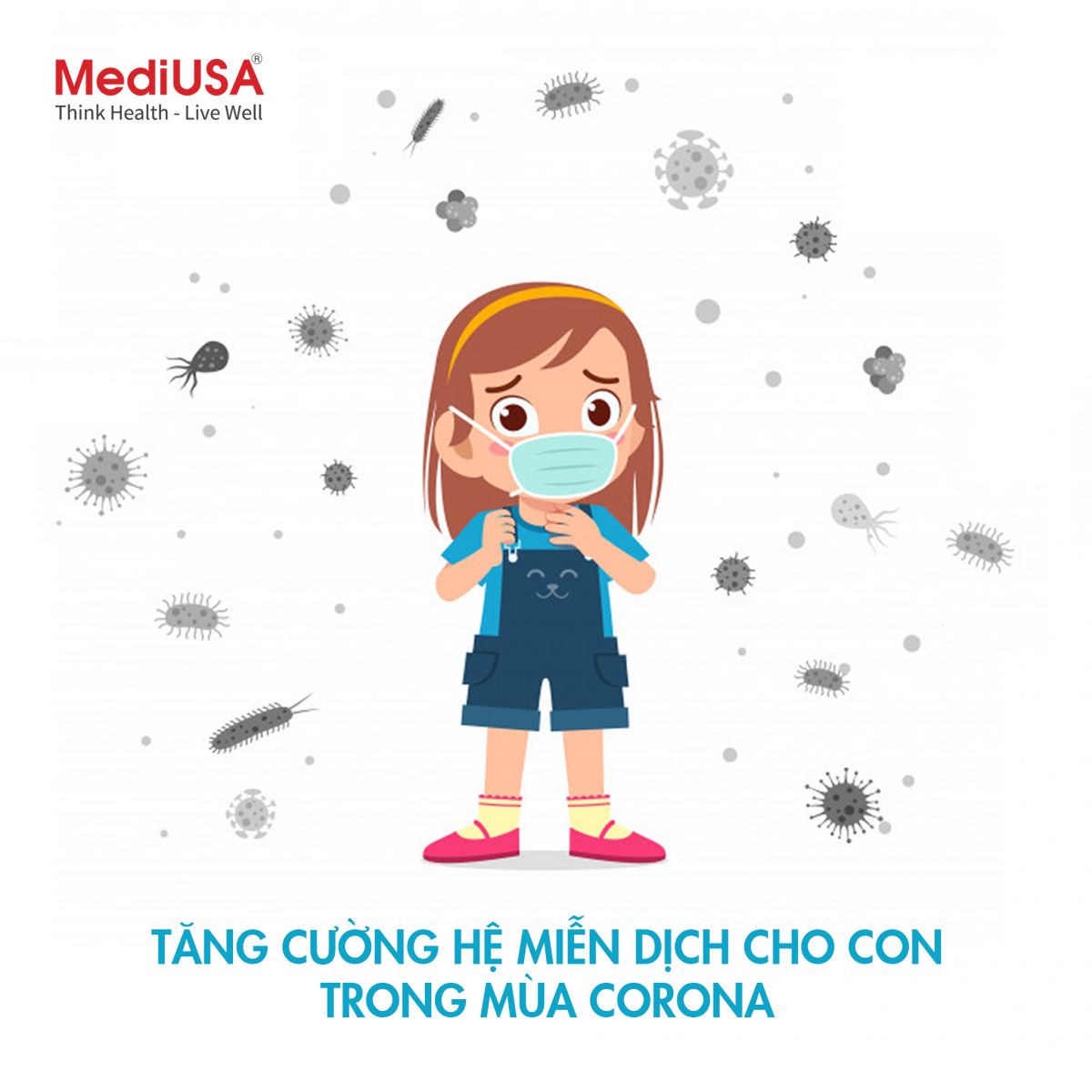 Tăng cường hệ miễn dịch cho con trong mùa Corona